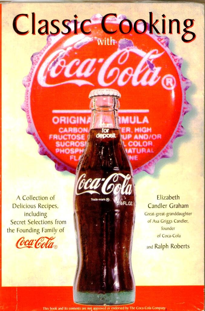Coca Cola Cook book on Amazon